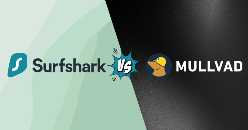 SurfsharkVPN vs Mullvad