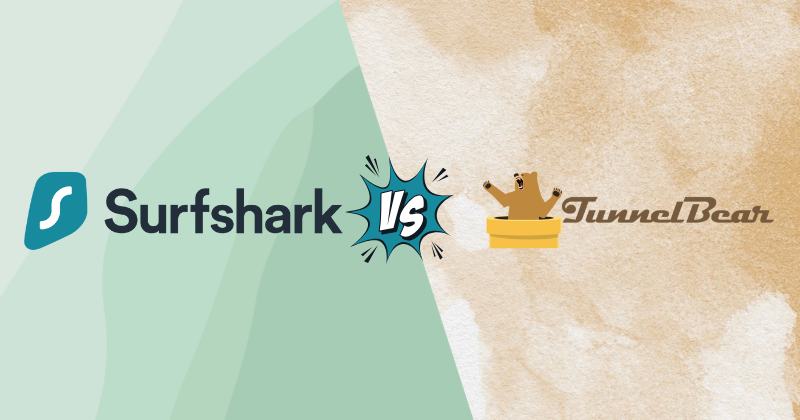 SurfsharkVPN vs TunnelBear