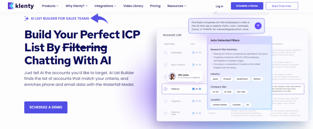 Klenty Review 2025: Boost Your Sales Outreach? 12 Klenty AI LIST BUILDER
