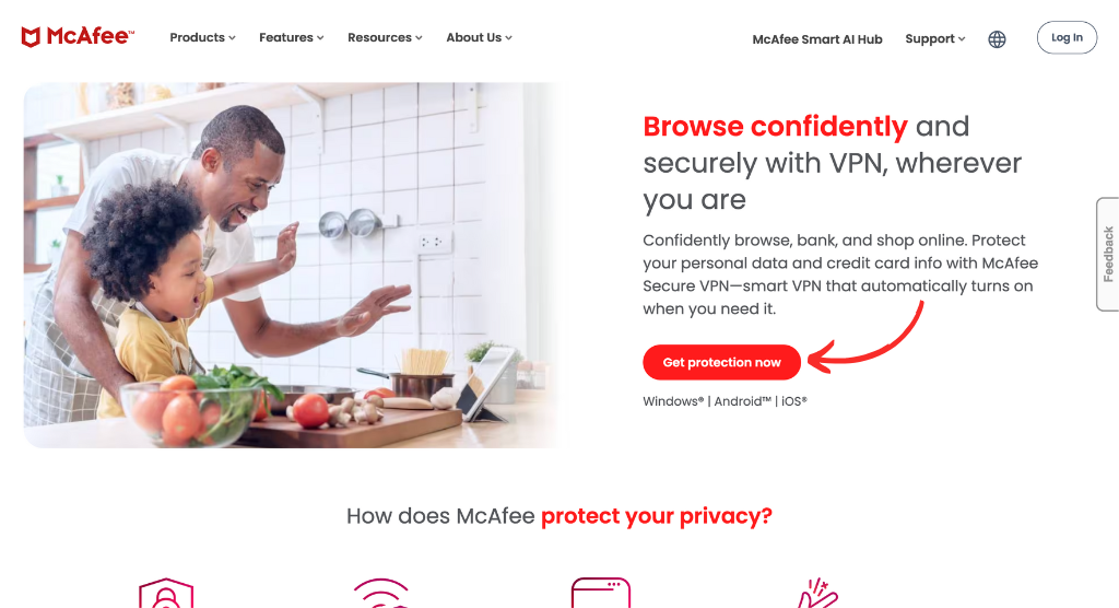 Mcafee Homepage