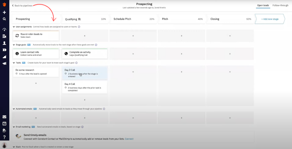 Nutshell CRM Pipeline Management