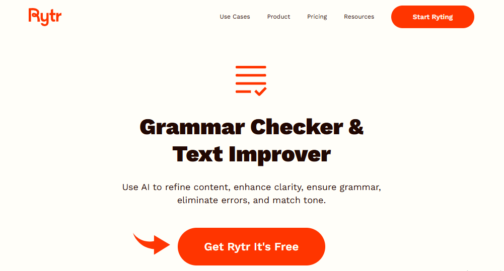 Rytr Grammar Checker