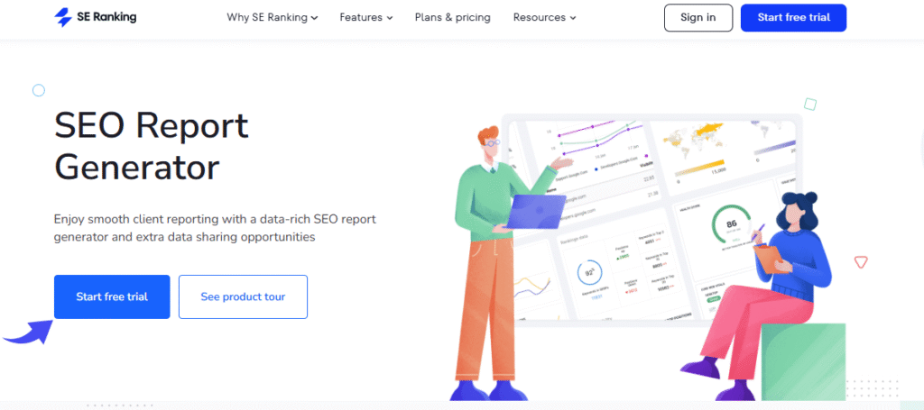 SE Ranking Seo Report Generator