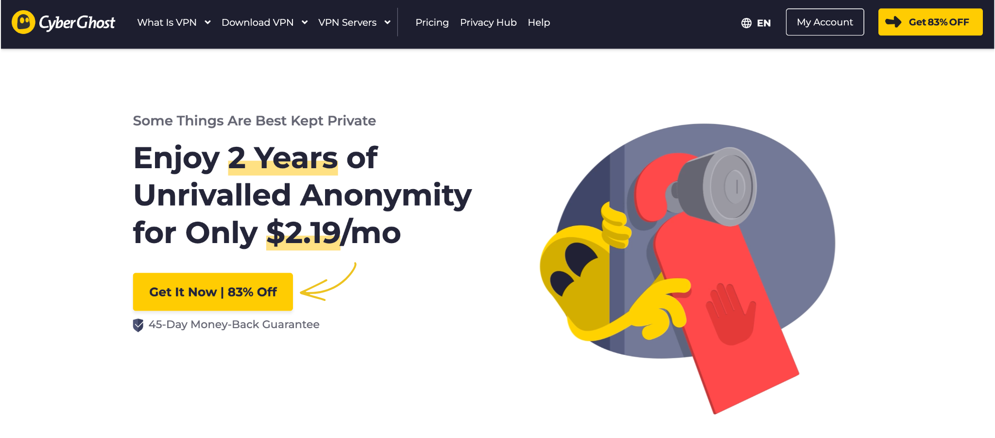 cyberghost homepage