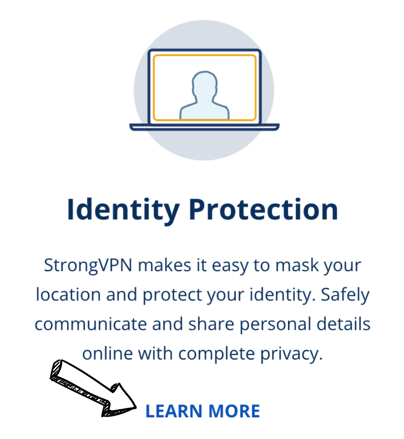 strongVPN Identity Protection