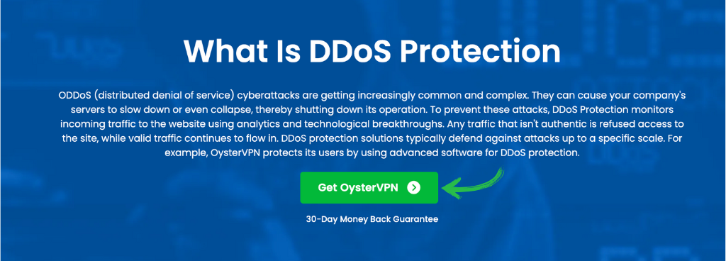 OysterVPN DDoS Protection