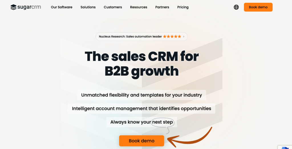 Pipedrive vs SugarCRM: Which CRM Tool Wins in 2025? 9 sugarcrm homepage