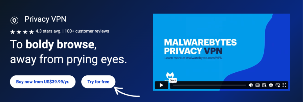 VPN de privacidad de Malwarebytes