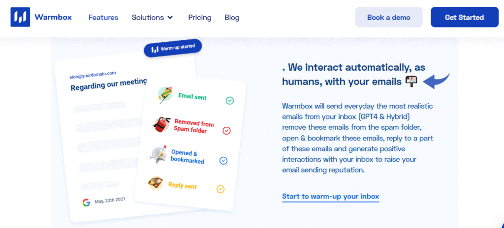 Warmbox Automated Interactions