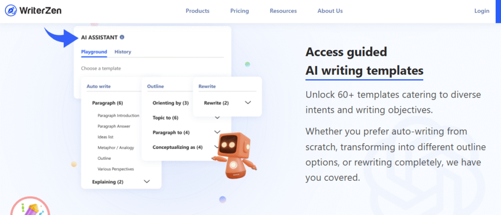 Writerzen Ai Assistant