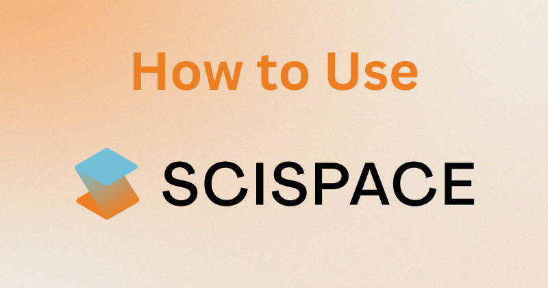 how to use scispace