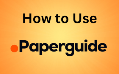 How to Use Paperguide: A Step-by-Step Guide in 2025