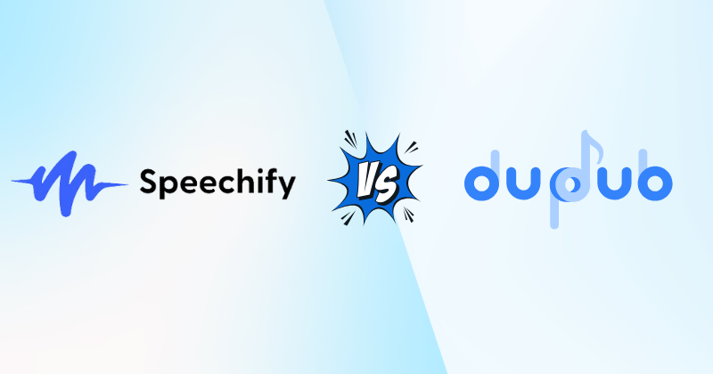 Speechify vs DupDub