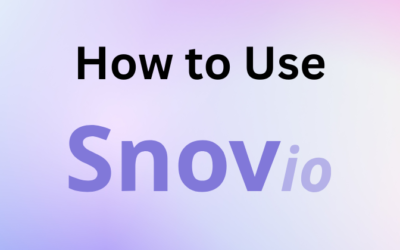 How to Use Snov IO: A Step-by-Step Guide in 2025