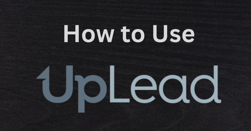 How to Use UpLead