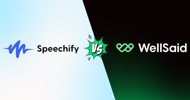 Speechify vs WellSaid Labs