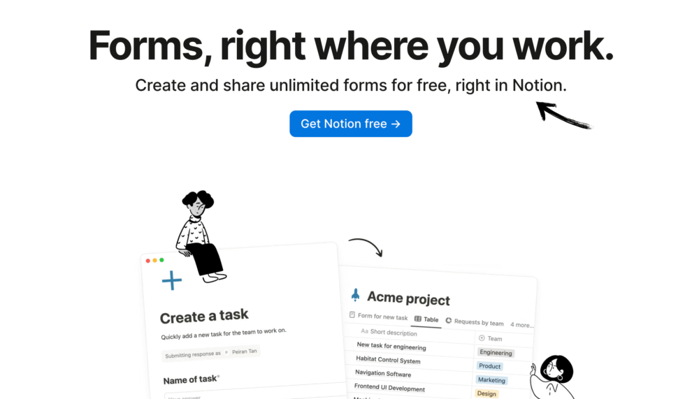 Notion AI Notion Forms Image