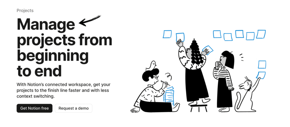Notion AI Project Management Image