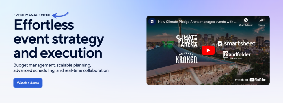 Smartsheet Event Manager Image