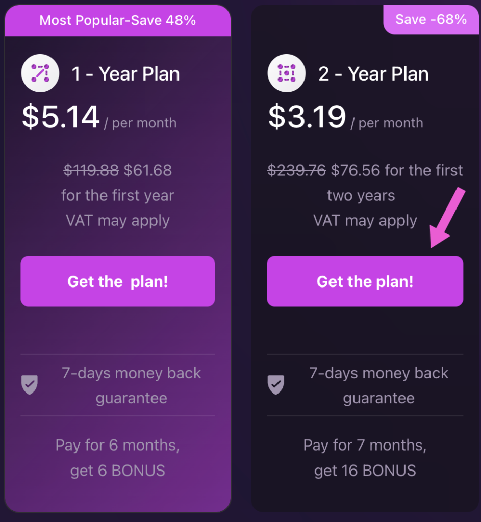 Mysterium VPN Pricing