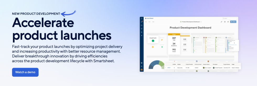 Smartsheet Product Developer Image
