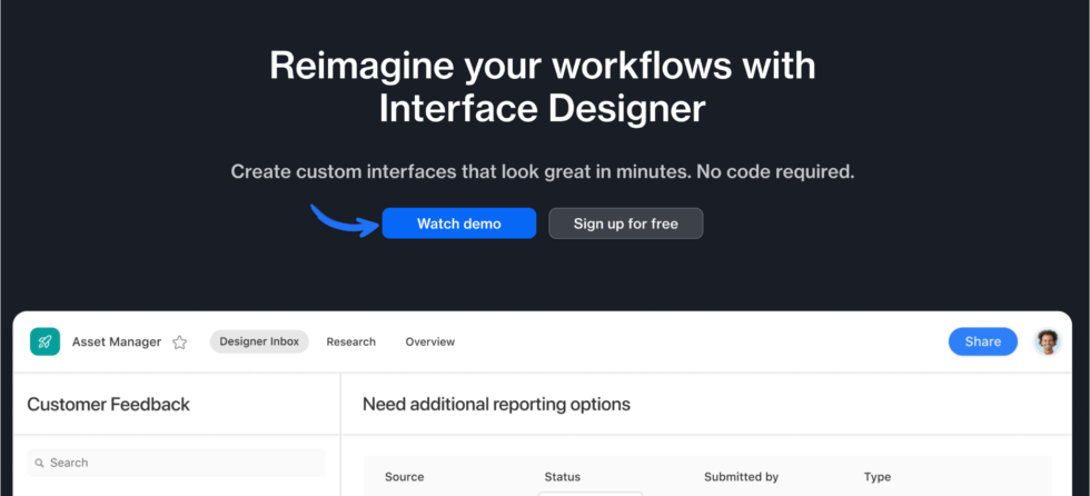 Airtable Interface Designer