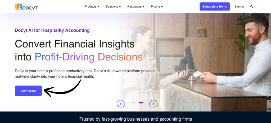 Docyt Review: Best Accounting Powerhouse in 2025? 3 docyt homepage
