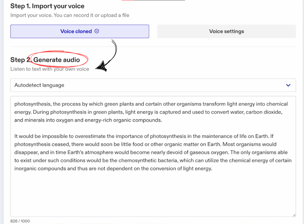 speechify import voice