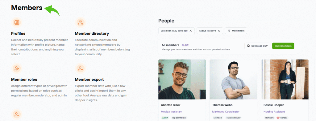 Bettermode Member Management