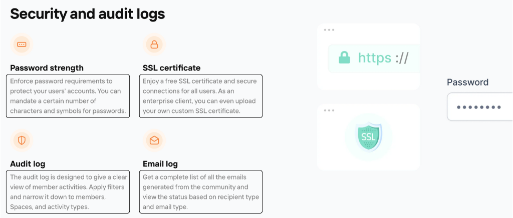 Bettermode Security and audit logs