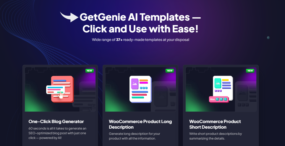 GetGenie AI Templates