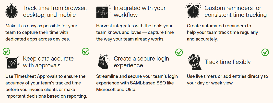 Harvest Top benefits