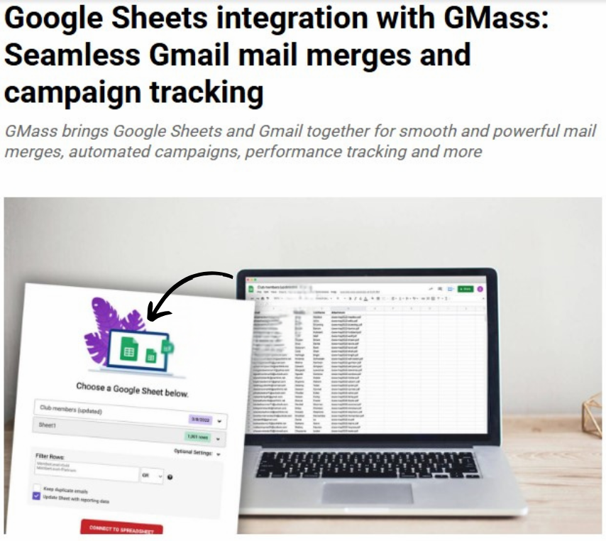 Mail Merge with Google Sheets 1