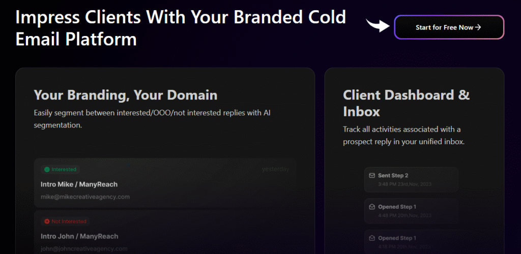 Manyreach Branded Emails