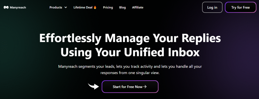 Manyreach Unified Inbox