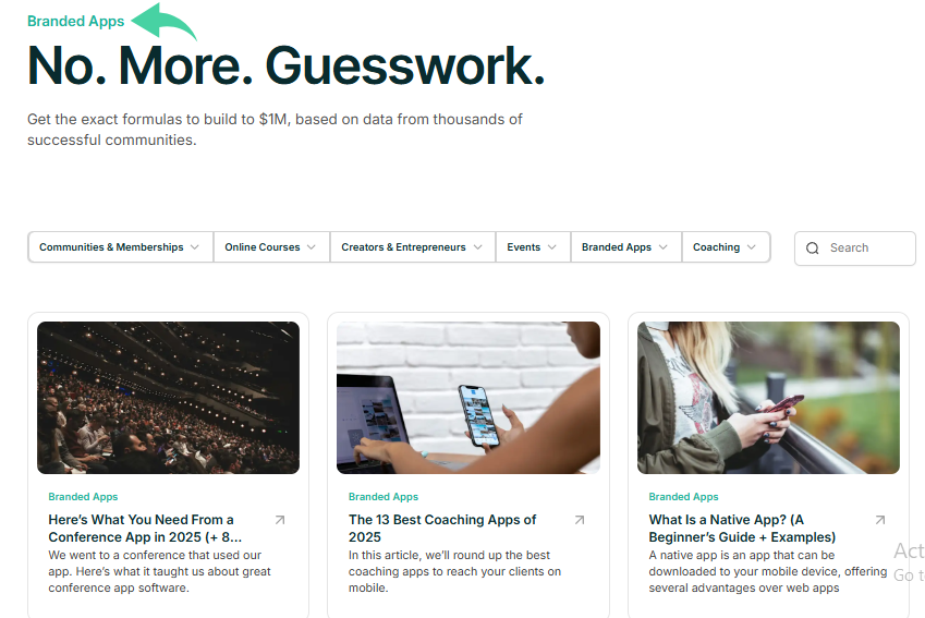 Mighty Networks Review: Community and Course Maker in 2025? 13 Mighty Networks Mobile Apps