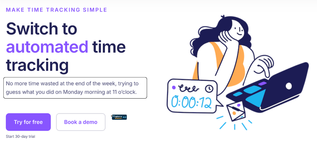 Timeular automated time tracker