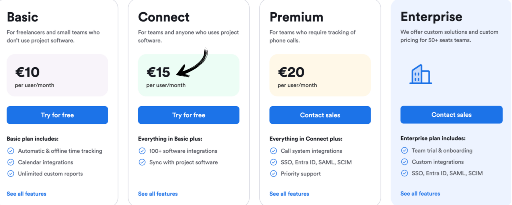 memtime  pricing