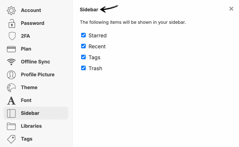 Notejoy Custom Sidebar Image