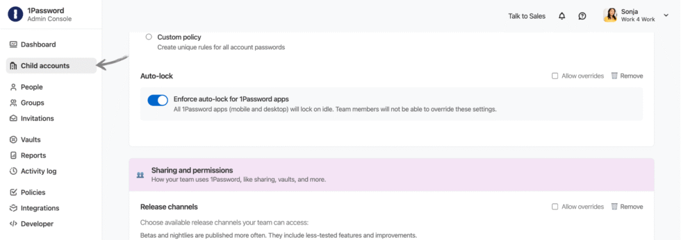 1Password Credentials Management