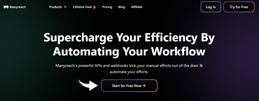 Workflow Automation of Manyreach