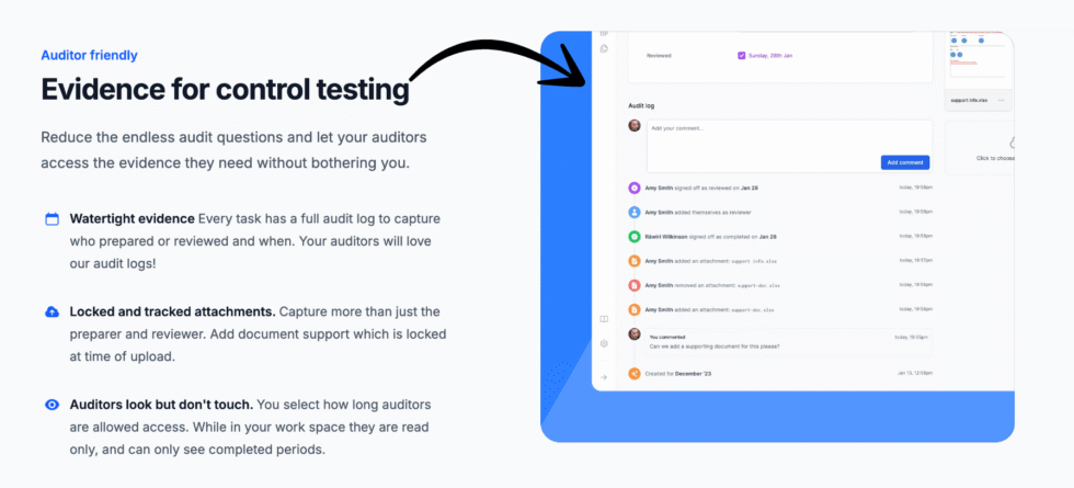 Auditor Control and Tracking