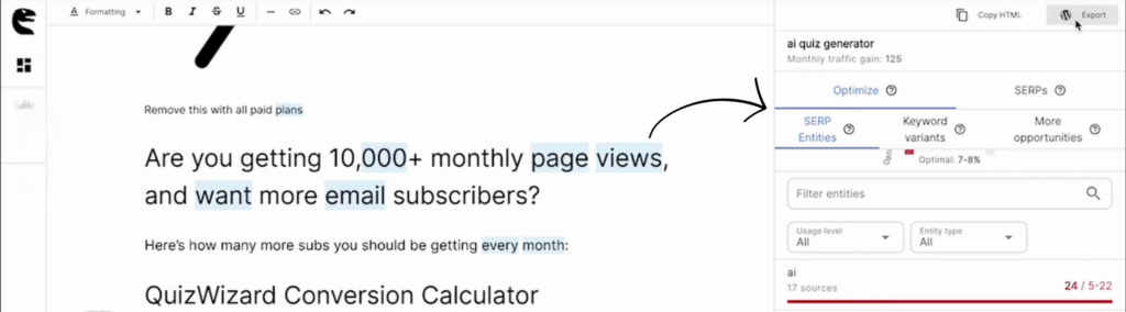 content raptor personal experience