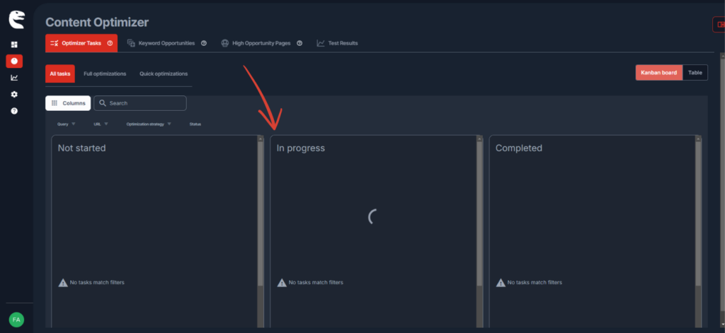 contentraptor kanban board