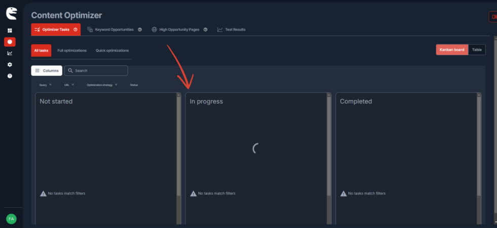 How to Use Content Raptor: Optimize Faster in 2026 5 Content Raptor Kanban Board