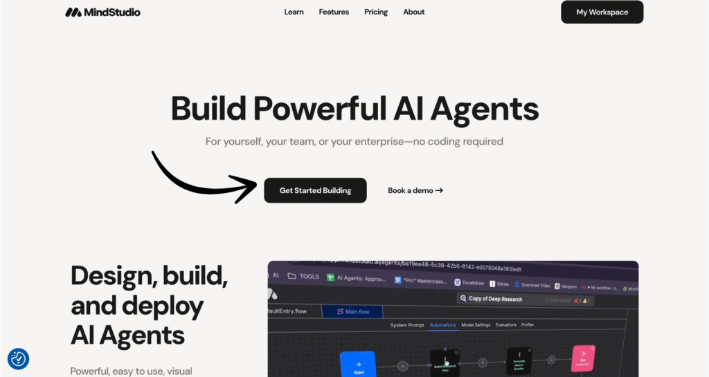 mindstudio homepage