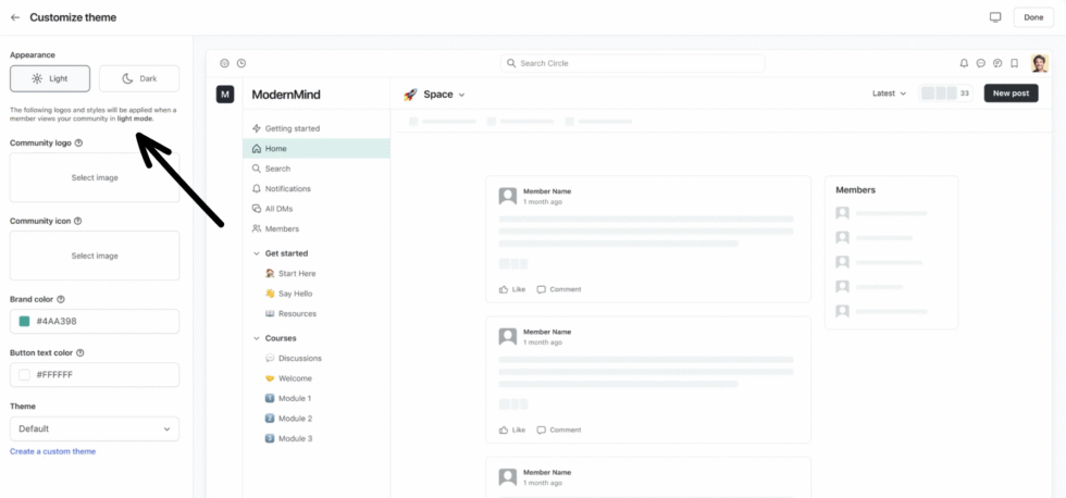 Circle In-depth Customization