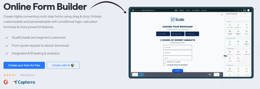 involve me online form builder