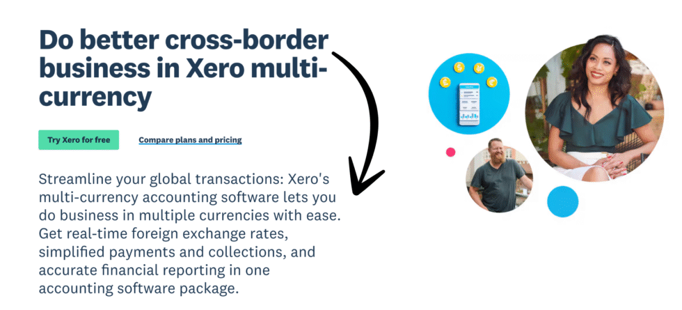 Xero multi-currency accounting software