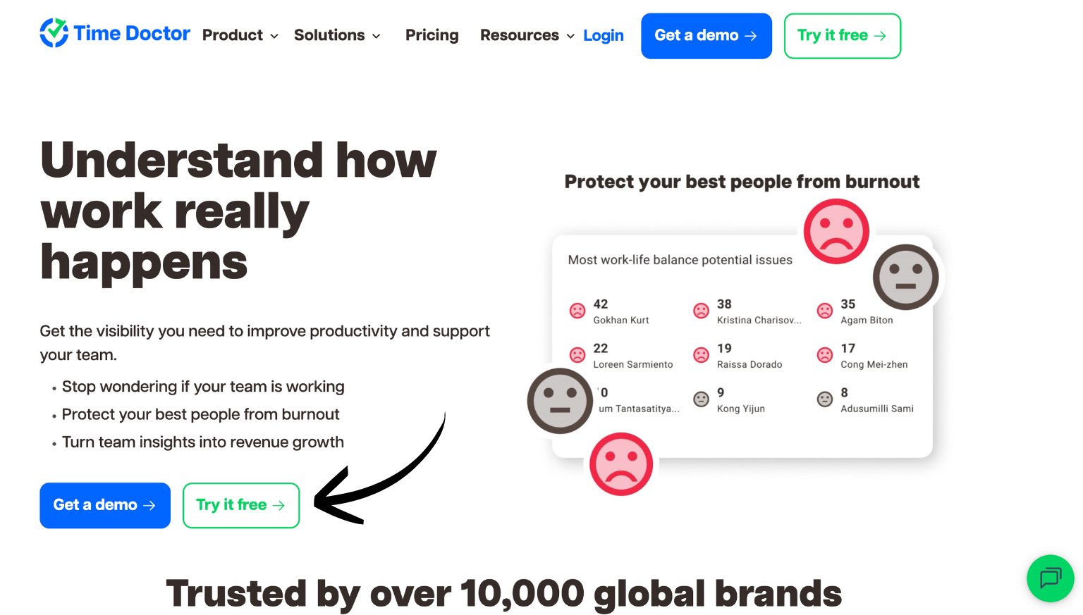 time doctor homepage